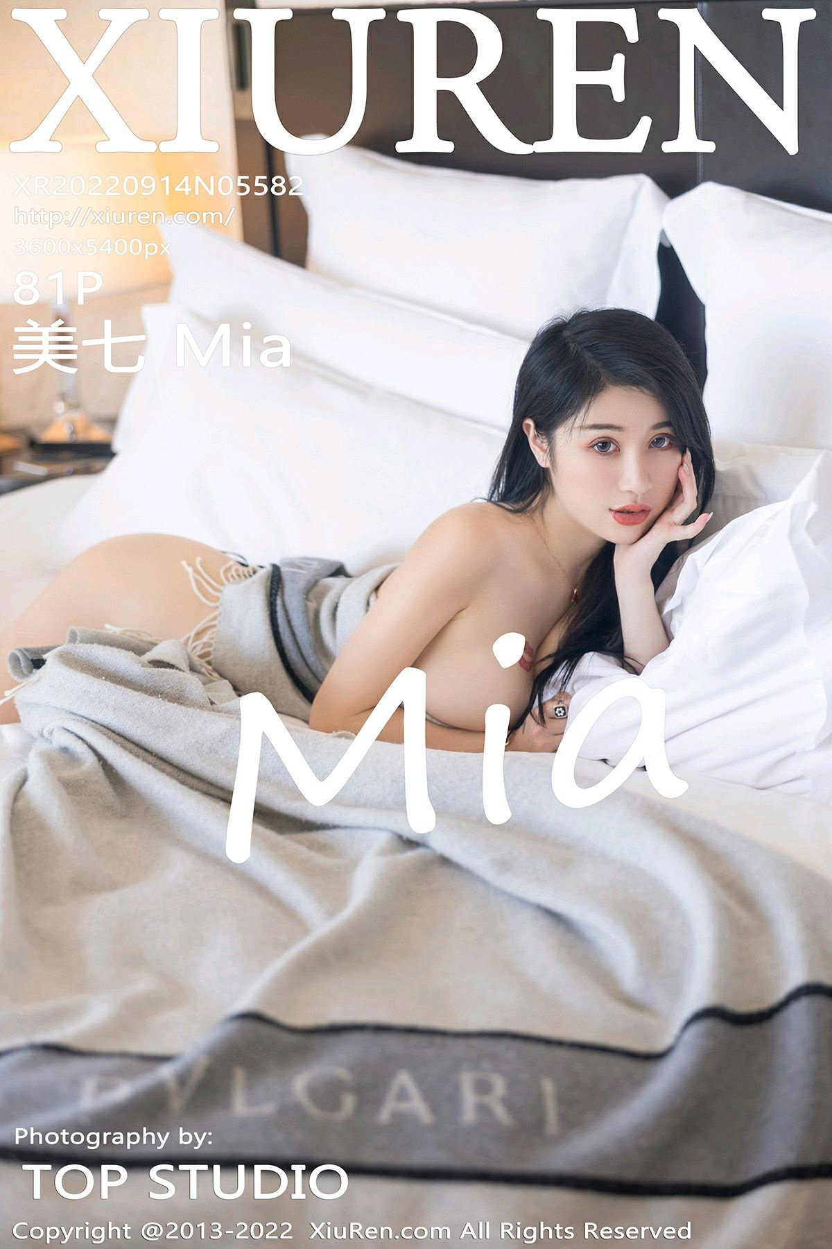 [XiuRen秀人网] 2022.09.14 No.5582 美七 Mia [81P823MB]