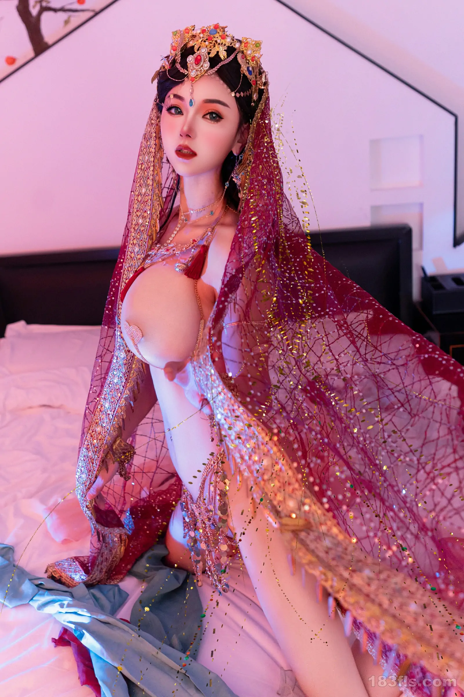 xiuren秀人网福利不吃冰淇淋大尺度私拍写真敦煌飞天-女神汇