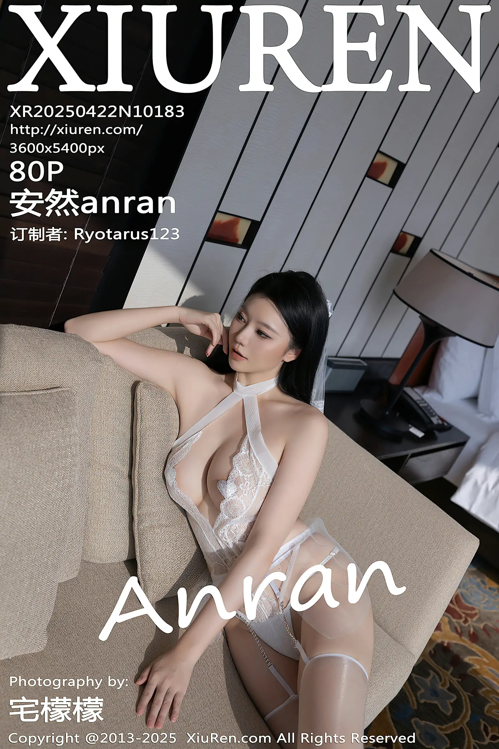 [Xiuren秀人网] 2025.04.22 NO.10183 安然anran [80+1P／824MB]